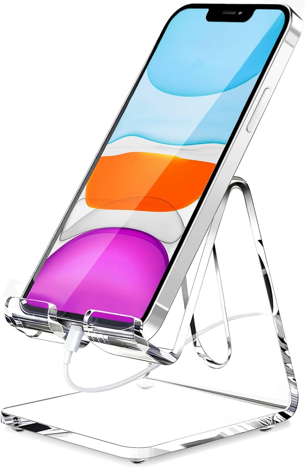 clear acrylic construction with smooth, no-sharp-edge finish