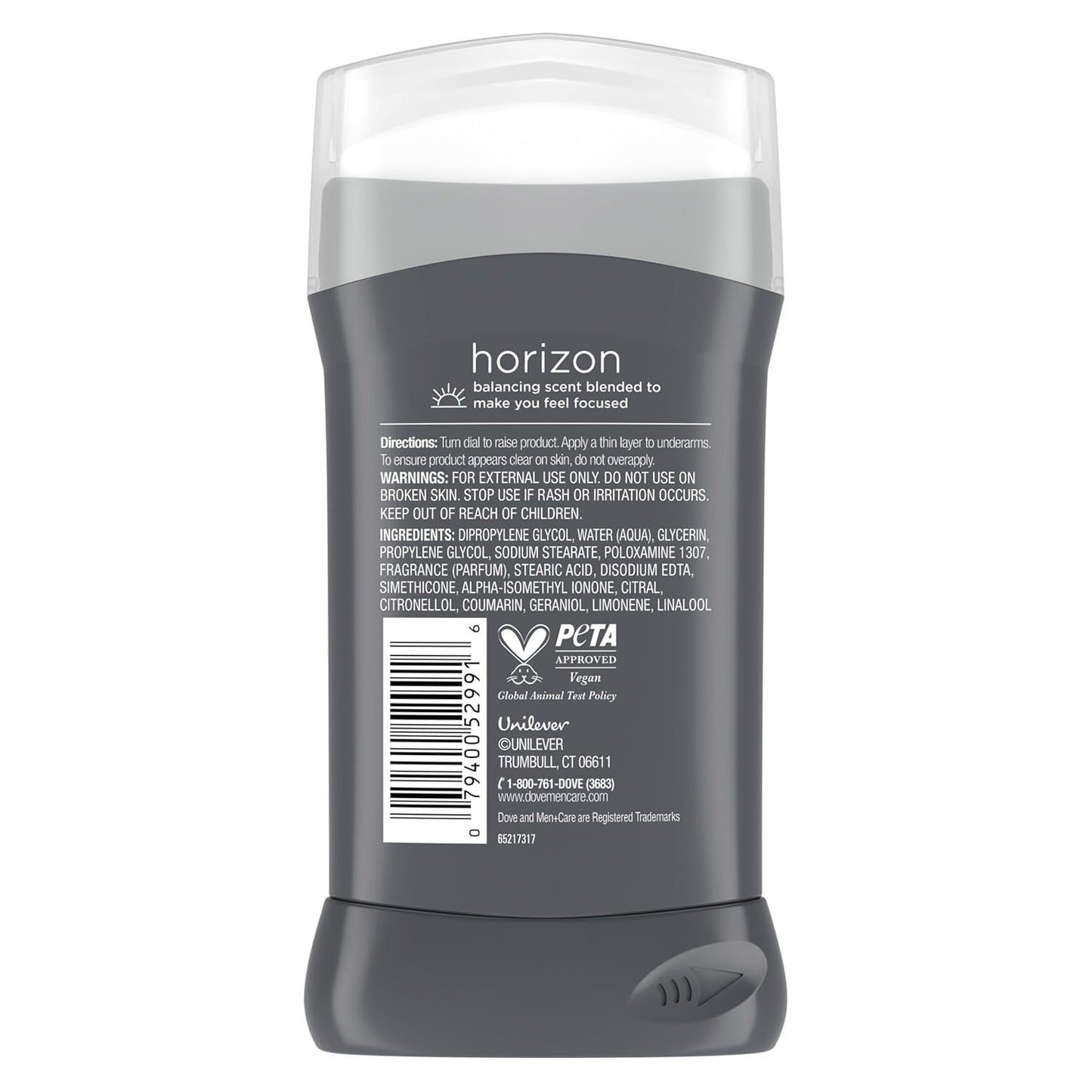 clear-application stick that leaves no visible residue