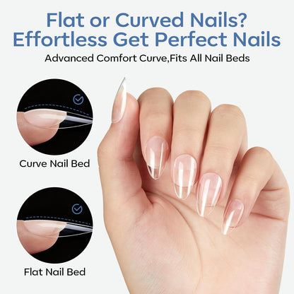 clear base suitable for gel polish, liner gel art, acrylic, dip powder, and poly gel
