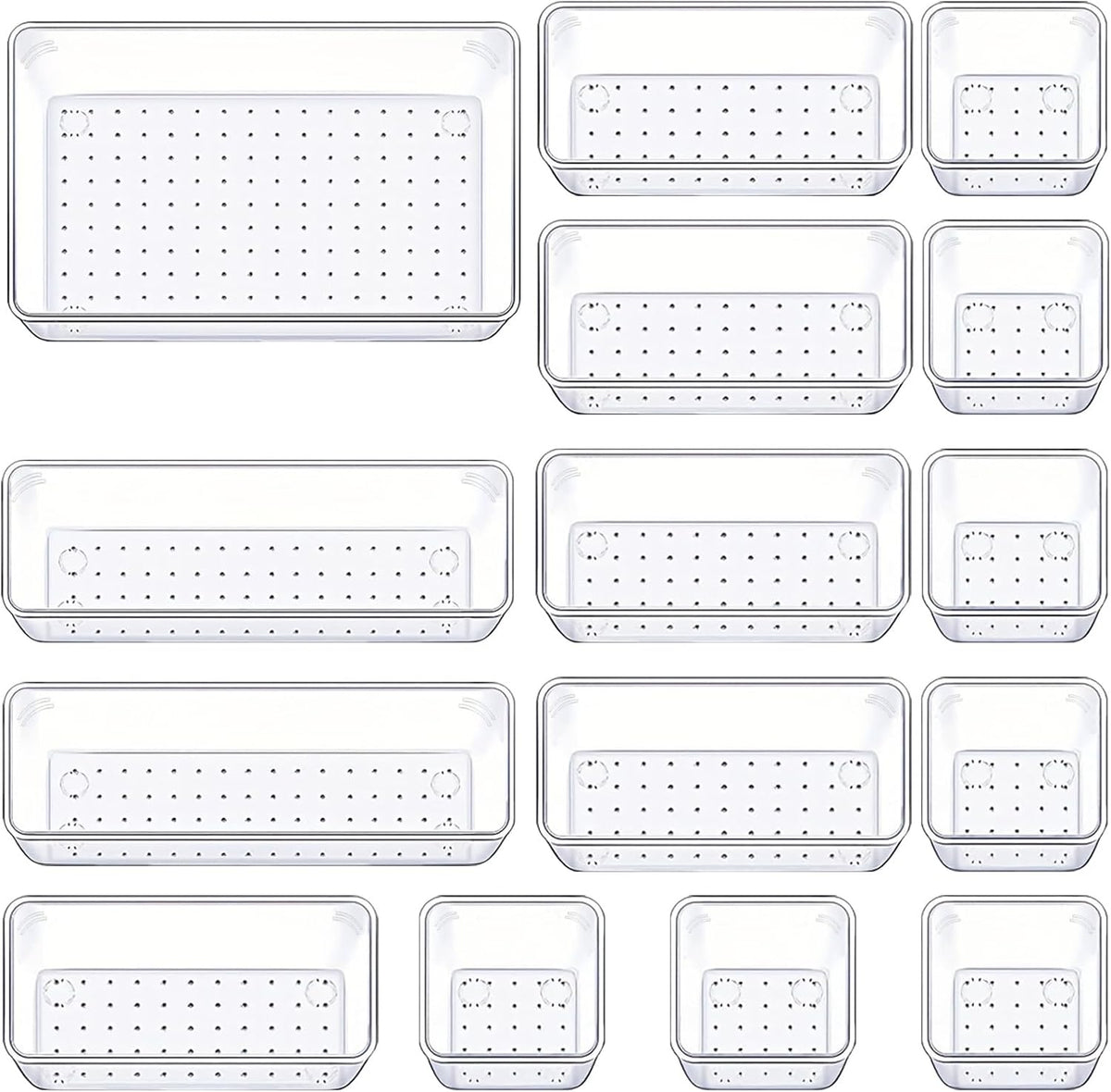 clear bpa-free pet plastic construction (non-toxic, wear-resistant)