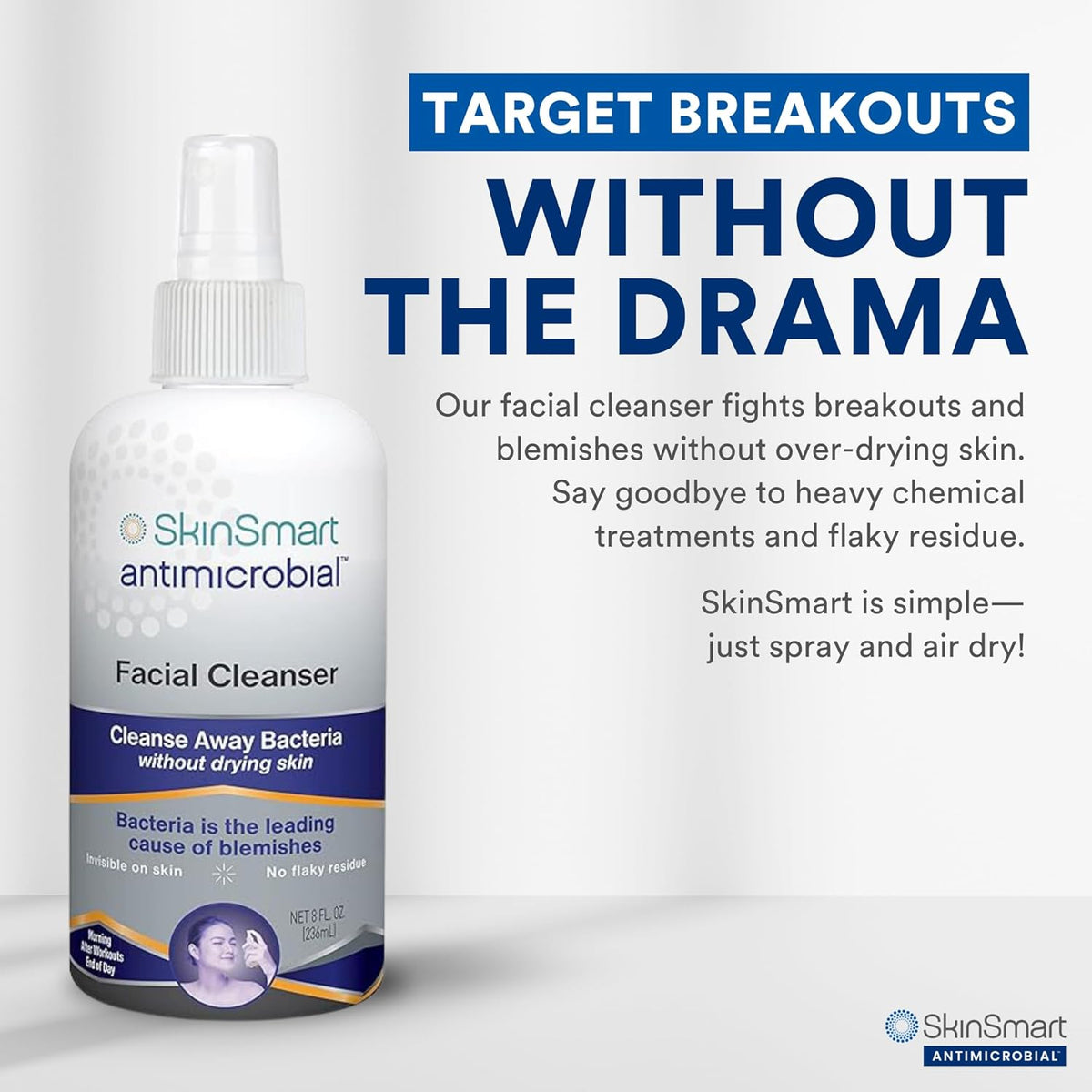 clear, invisible, residue-free formula safe under clothing