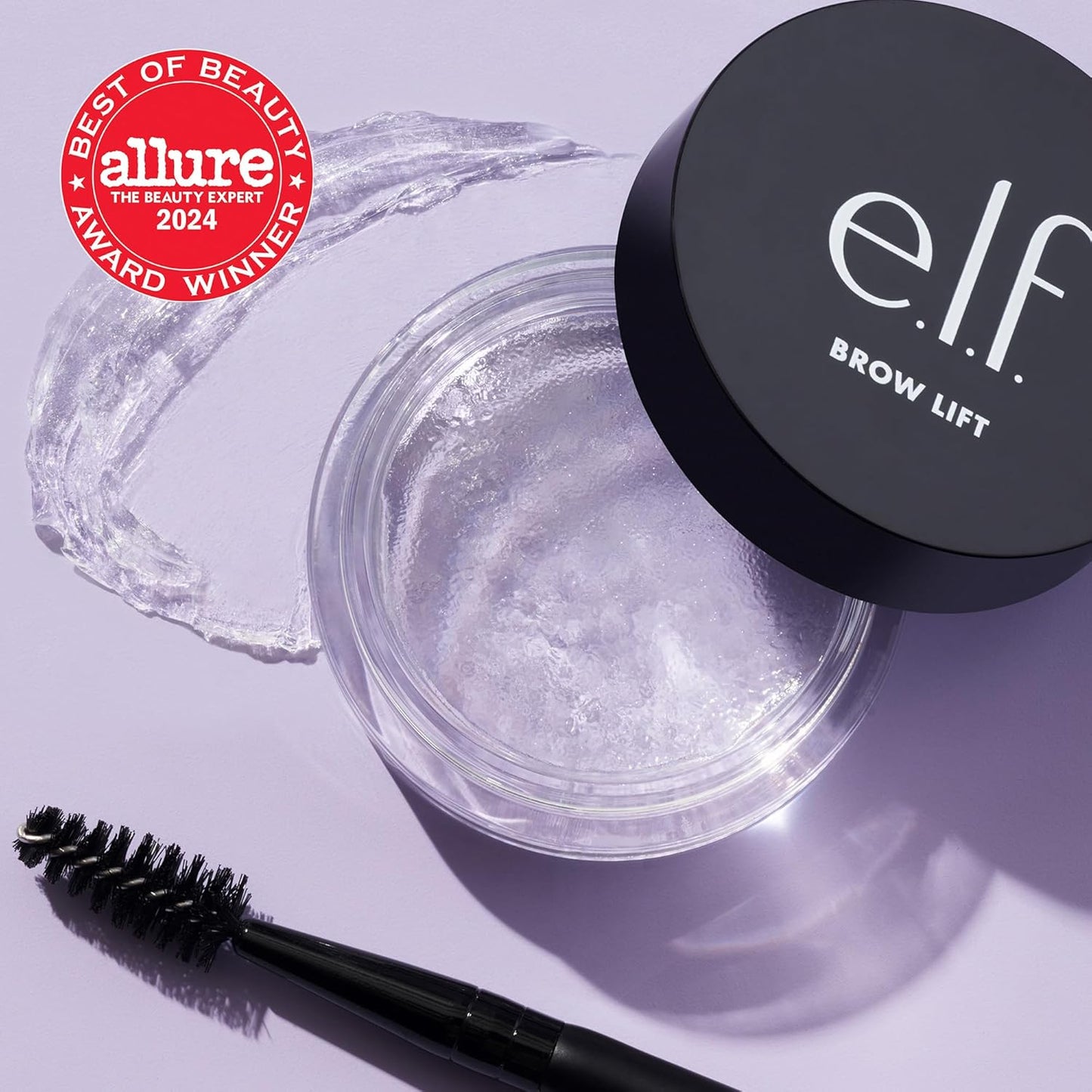 clear/natural finish compatible with all skin tones and natural brow colors