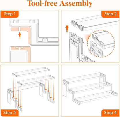 clear plastic panels in clear or black colorways, available in 1-pack or 2-pack quantities
