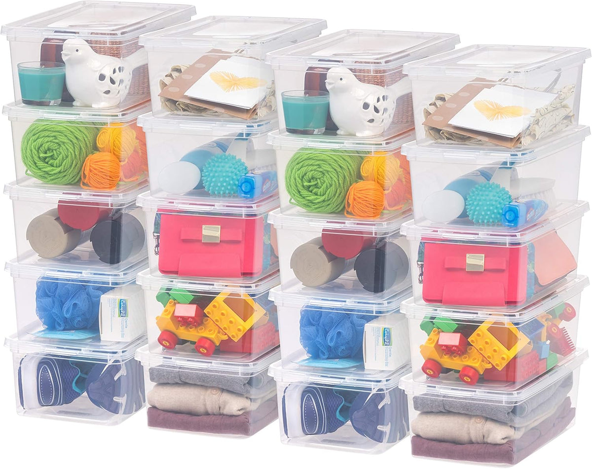 clear polypropylene body with full transparency for instant content visibility