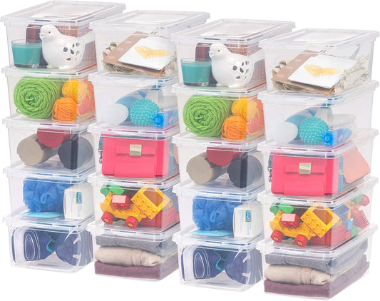 clear polypropylene body with full transparency for instant content visibility