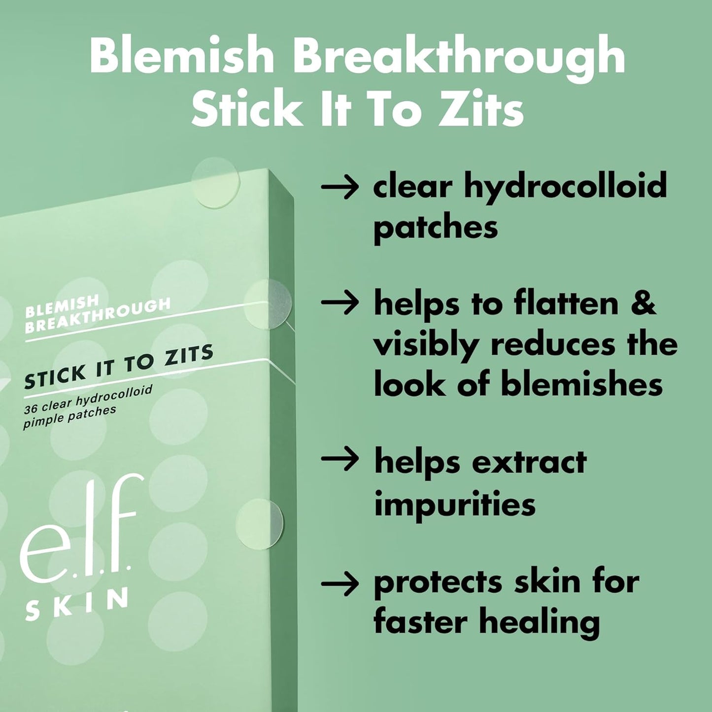 clear, ultra-thin patch design for discreet daytime camouflage