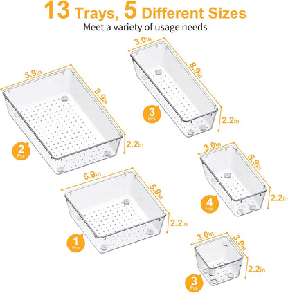 clear, unbreakable plastic construction