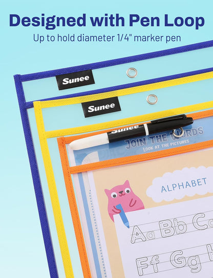 clear waterproof dry-erase surface that erases cleanly after days of use