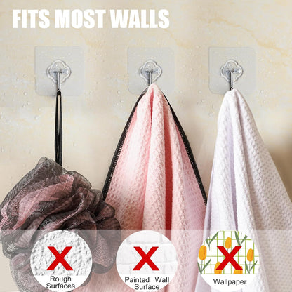 ClearMount Pro – Housewarming Gift for New Homeowners, Reusable Wall Hooks Set of 32