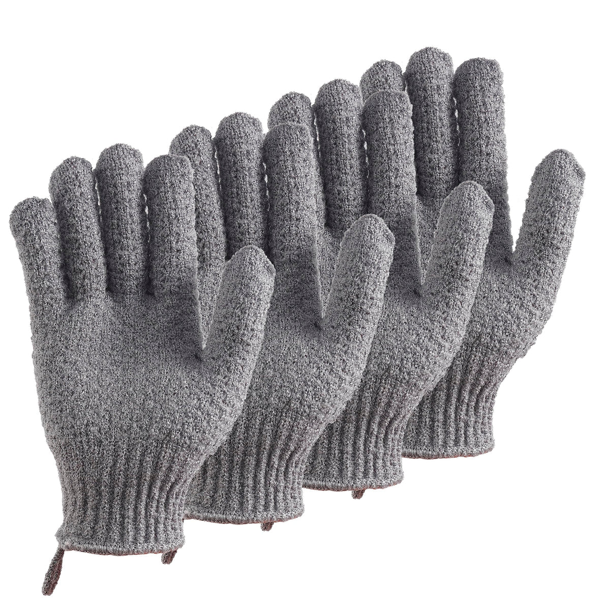 CLEEDY Bath Scrubbing Gloves – Compact Exfoliating Mitts for Patio Shower, Cabin Weekend and Road Trip Essentials