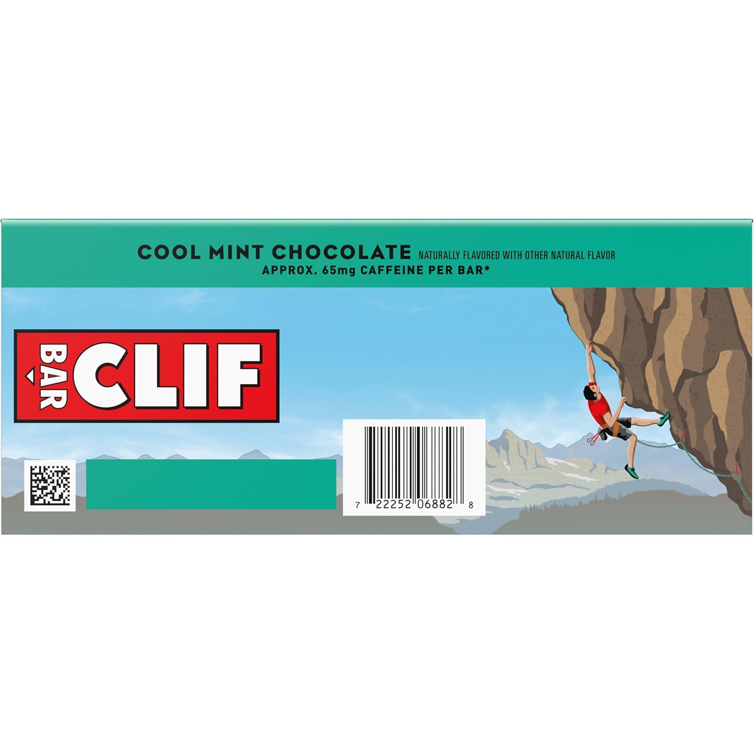 CLIF BAR Cool Mint Chocolate Protein Bar - Lunchbox Snack for Active Teens on Game Day and Practice