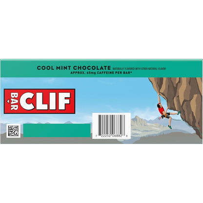 CLIF BAR Cool Mint Chocolate Protein Bar - Lunchbox Snack for Active Teens on Game Day and Practice