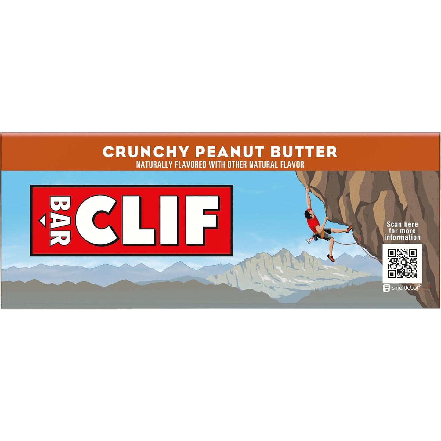 CLIF BAR Crunchy Peanut Butter Bar – Desk-Drawer Snack for Sustained Midday Focus at the Office
