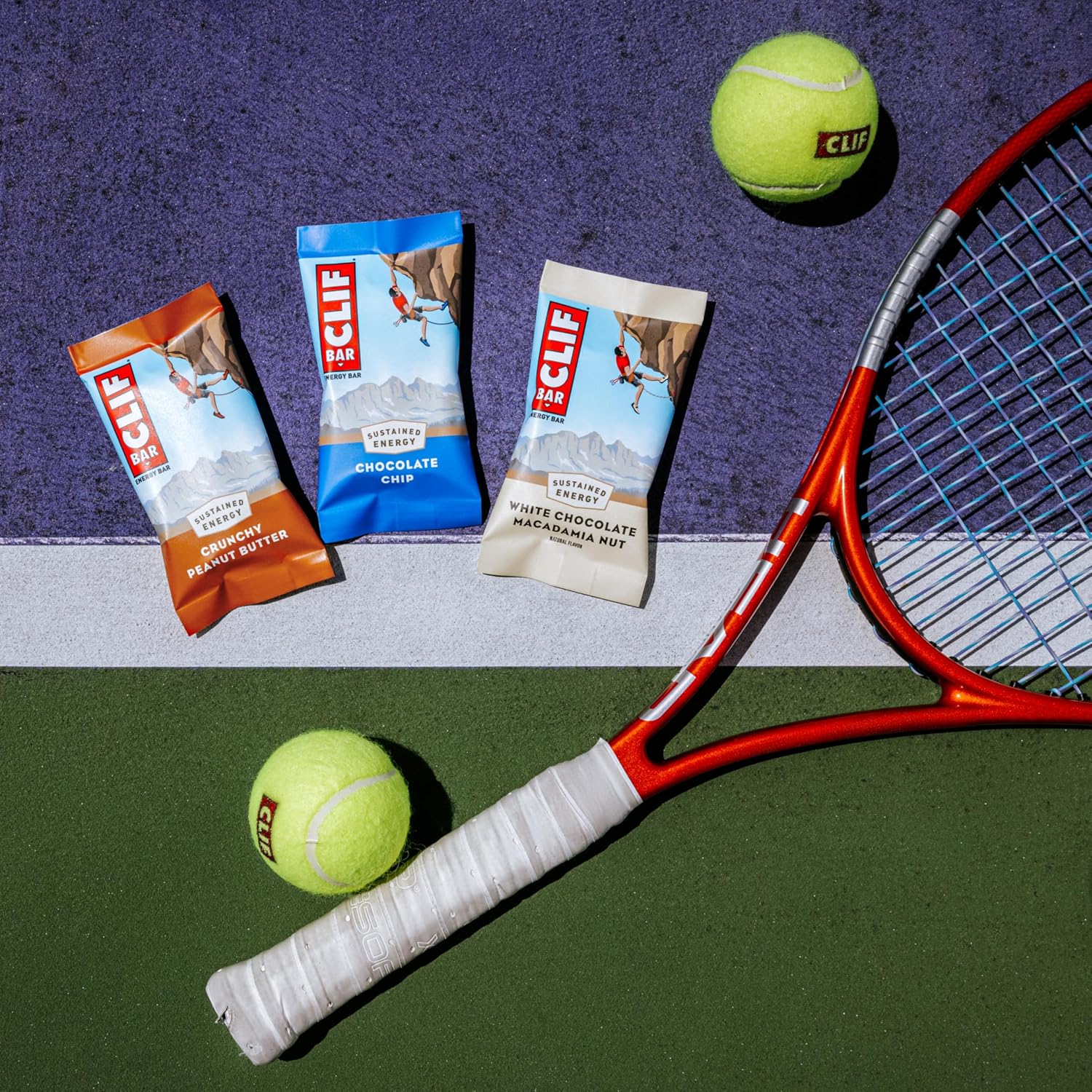 CLIF BAR Energy Bars - Long-Distance Cycling Fuel for Road and Gravel Rides - 6 Flavor Mix
