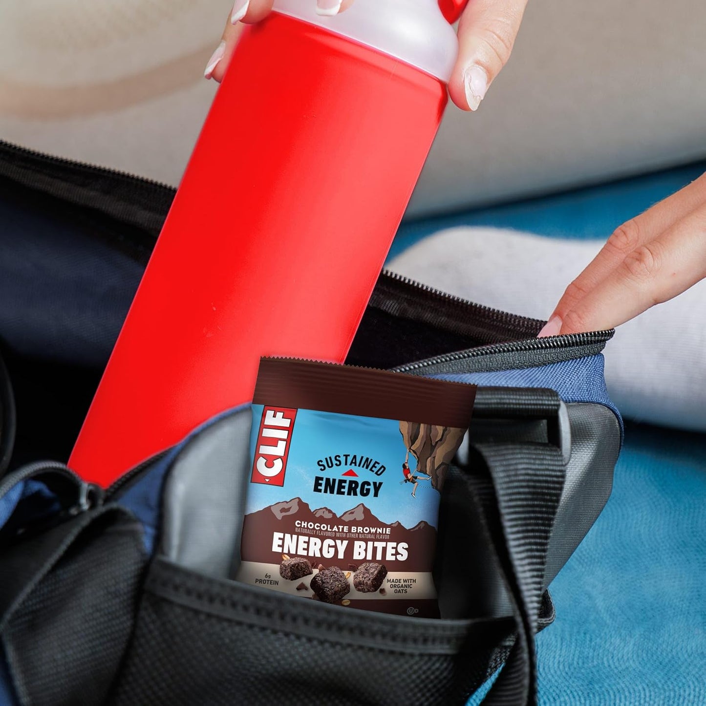 CLIF BAR Energy Bites - Desk-Side Fuel for Focused Workdays, Single-Serve Plant Protein Snack Packs