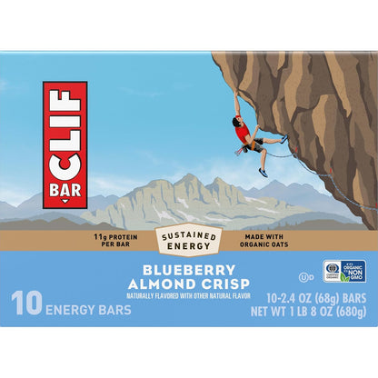 CLIF BAR Energy Protein Bars – Pocket-Sized Cycling and Mountain Biking Snack for Mid-Ride Refueling