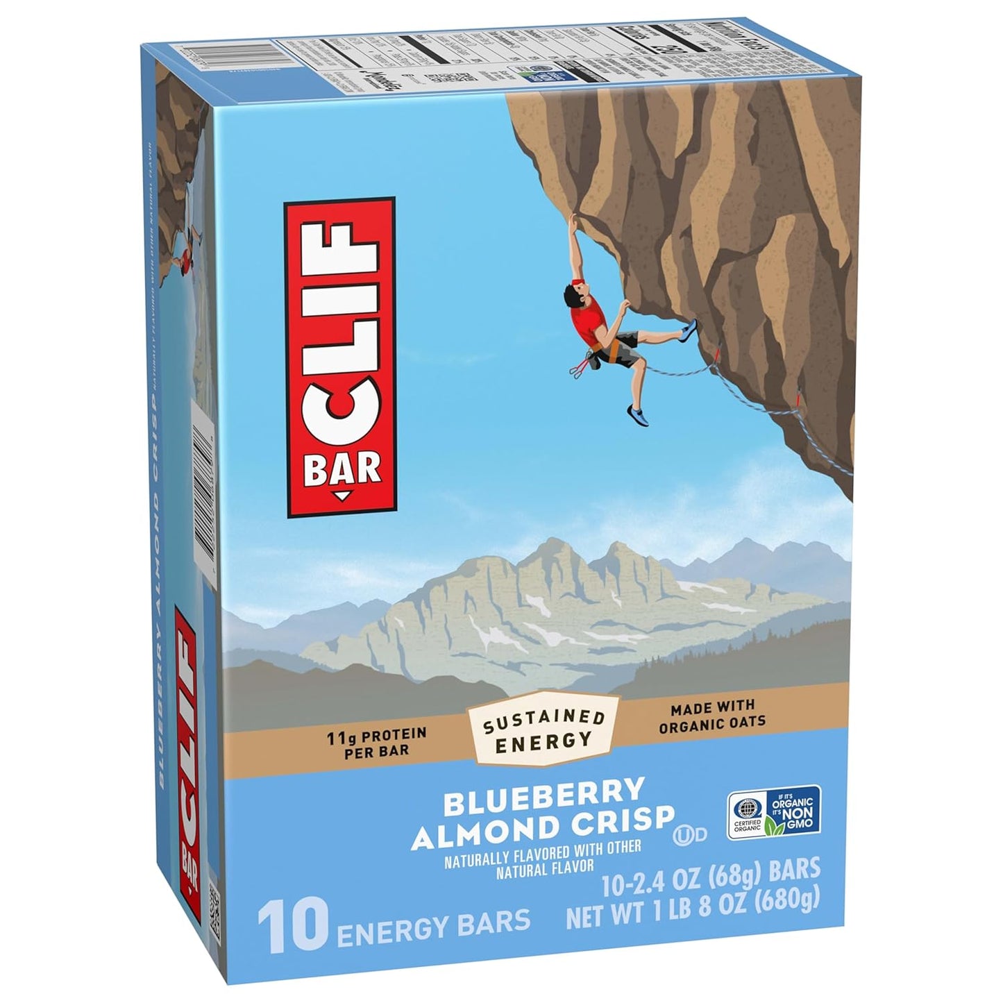 CLIF BAR Energy Protein Bars – Pocket-Sized Cycling and Mountain Biking Snack for Mid-Ride Refueling
