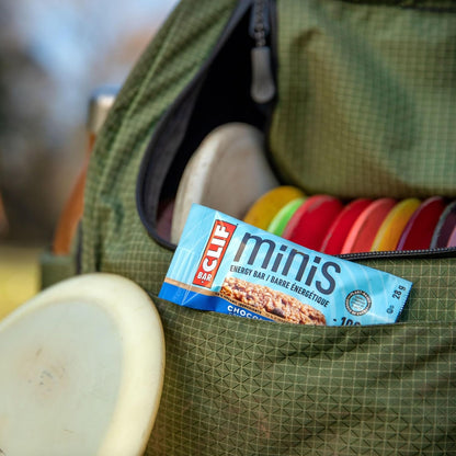 CLIF BAR Minis Chocolate Chip Snack Bars for Stocking Stuffers, Care Packages, and Coach Gifts