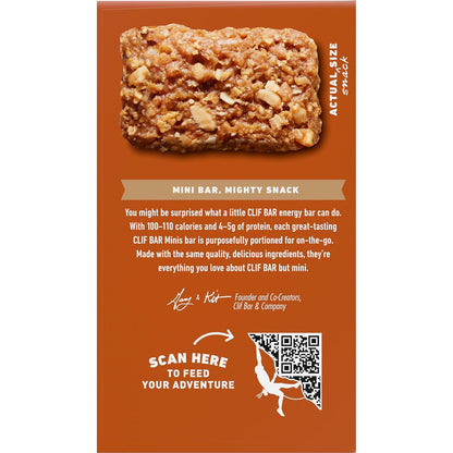 CLIF BAR Minis Crunchy Peanut Butter – Heat-Stable Snack for Camping, Backpacking, and Long Rides