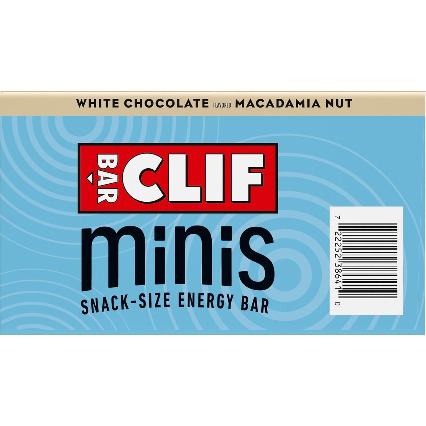 CLIF BAR Minis White Chocolate Macadamia Nut Plant-Based Bars for Mindful Snacking and Afternoon Self-Care