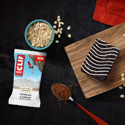 CLIF BAR Variety Pack - Cycling & Hiking Snack with 10-11g Plant Protein, Non-GMO (12 ct)