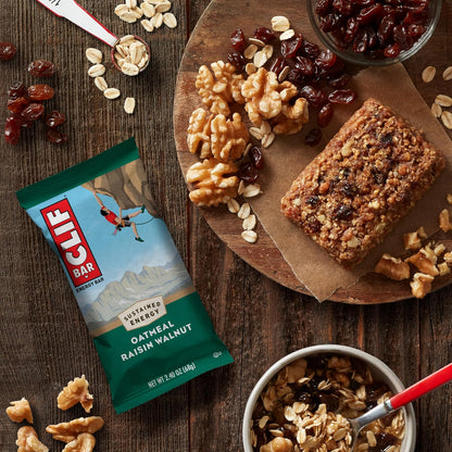 CLIF BAR Variety Pack - Cycling & Hiking Snack with 10-11g Plant Protein, Non-GMO (12 ct)