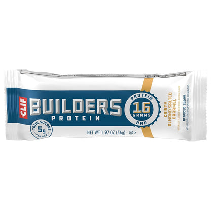 CLIF BUILDERS Protein Bar - Peanut Butter Chocolate Snack for Clean-Eating Wellness Routines and Mindful Snacking