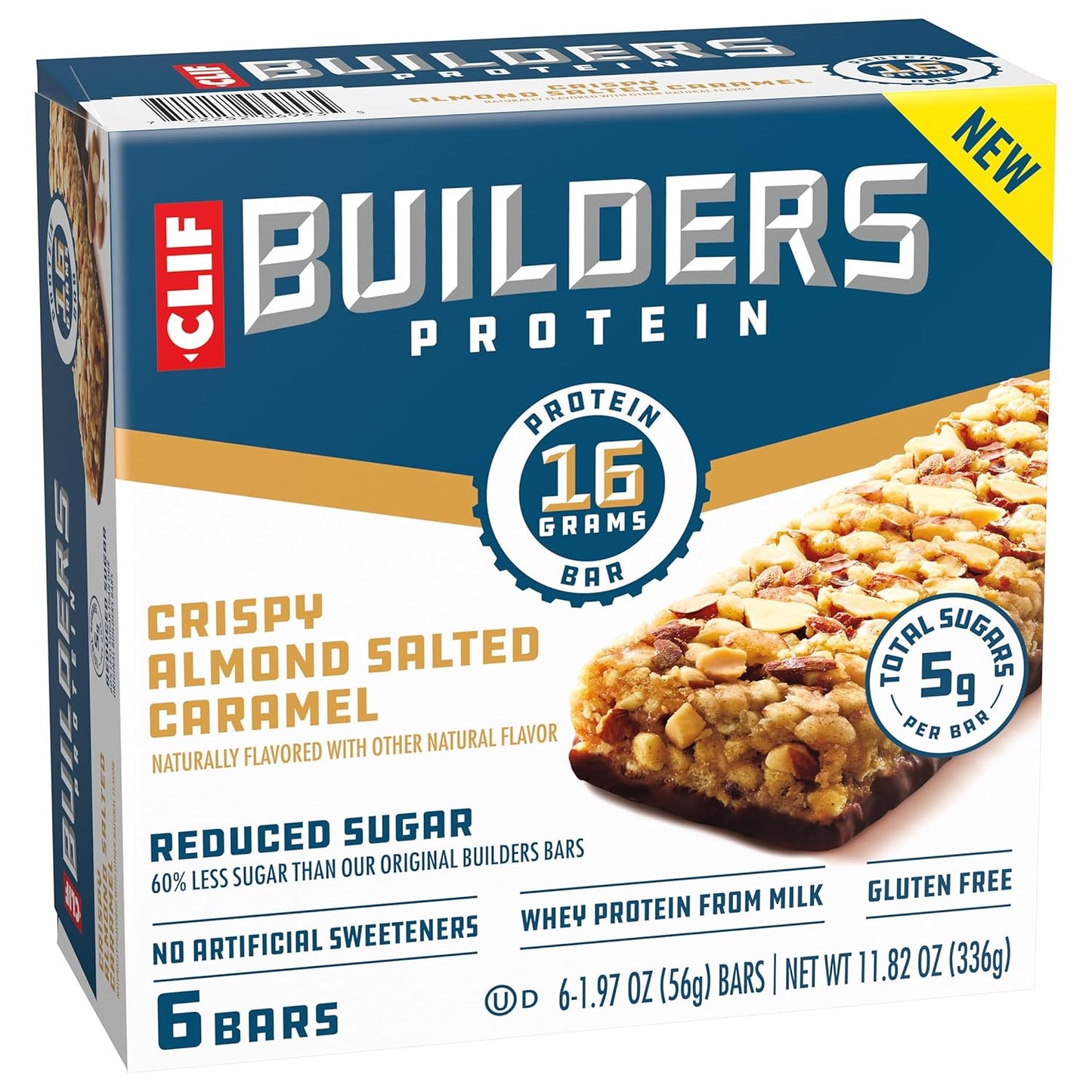 CLIF BUILDERS Protein Bar - Peanut Butter Chocolate Snack for Clean-Eating Wellness Routines and Mindful Snacking