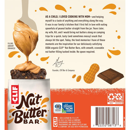 CLIF Nut Butter Bar – Chocolate Peanut Butter Filled Snack for Mindful Home Office Wellness Routines