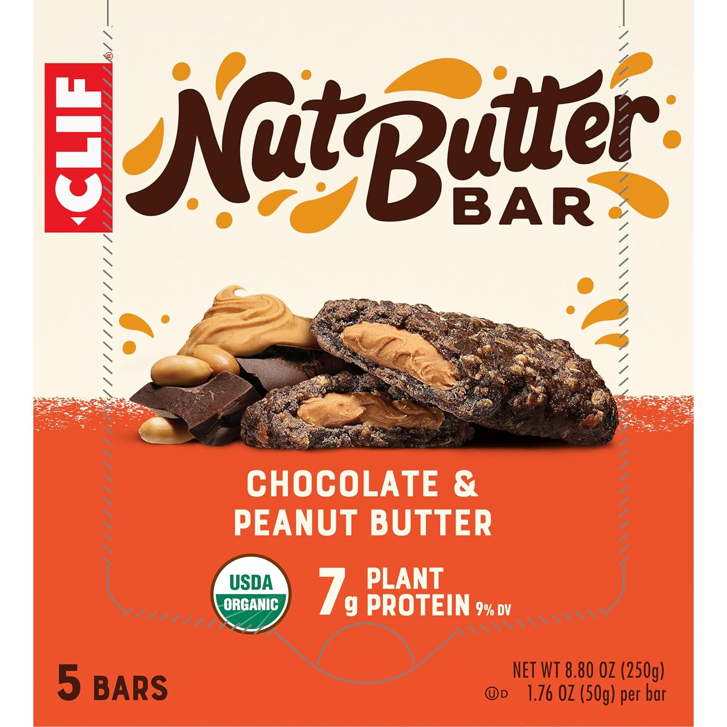 CLIF Nut Butter Bar – Chocolate Peanut Butter Filled Snack for Mindful Home Office Wellness Routines