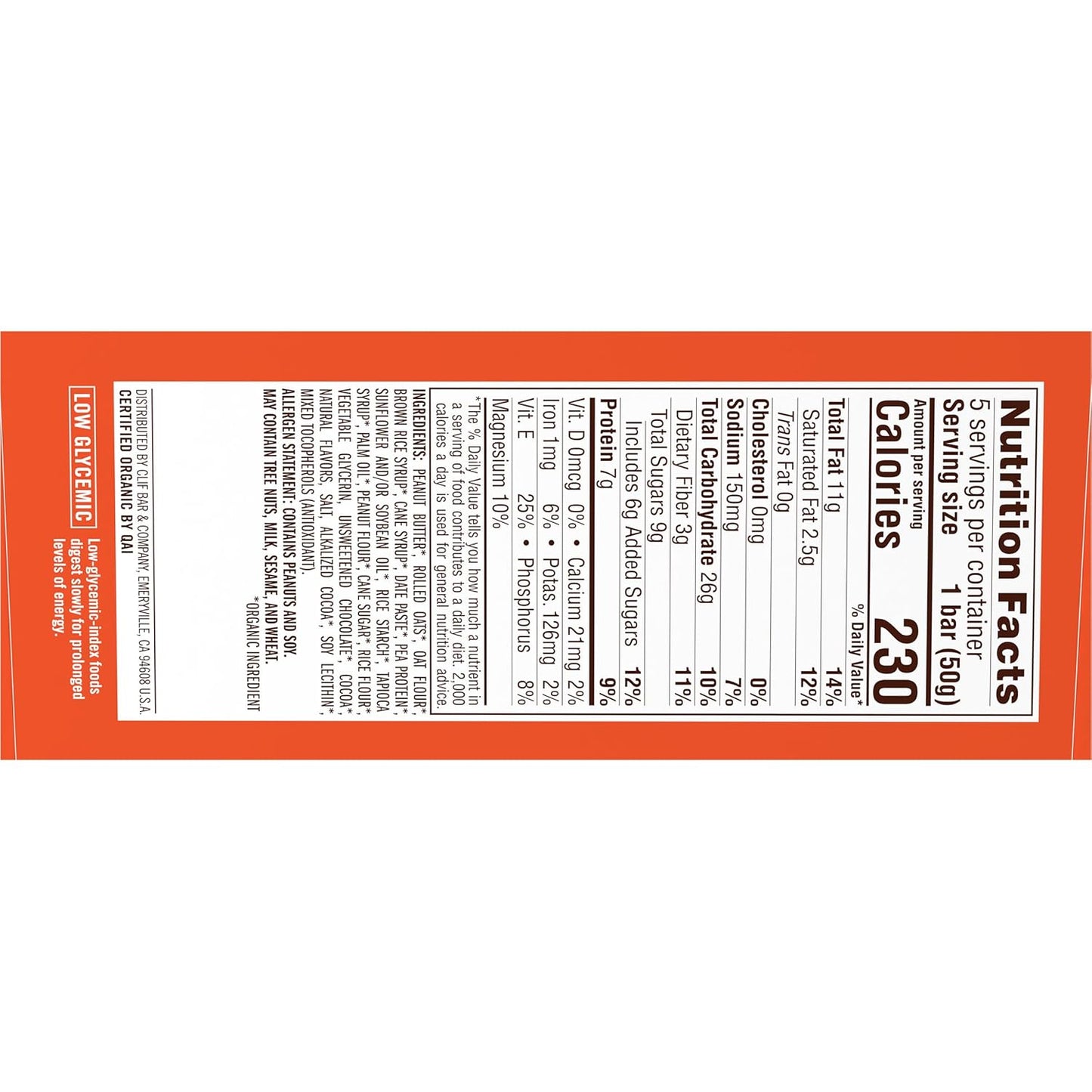 CLIF Nut Butter Bar – Chocolate Peanut Butter Filled Snack for Mindful Home Office Wellness Routines