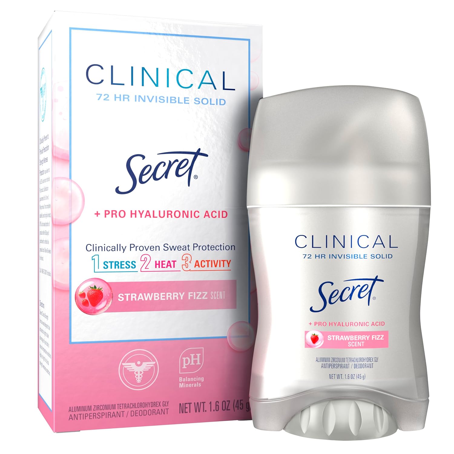 clinical strength antiperspirant formula delivering 3x the wetness protection of ordinary antiperspirants