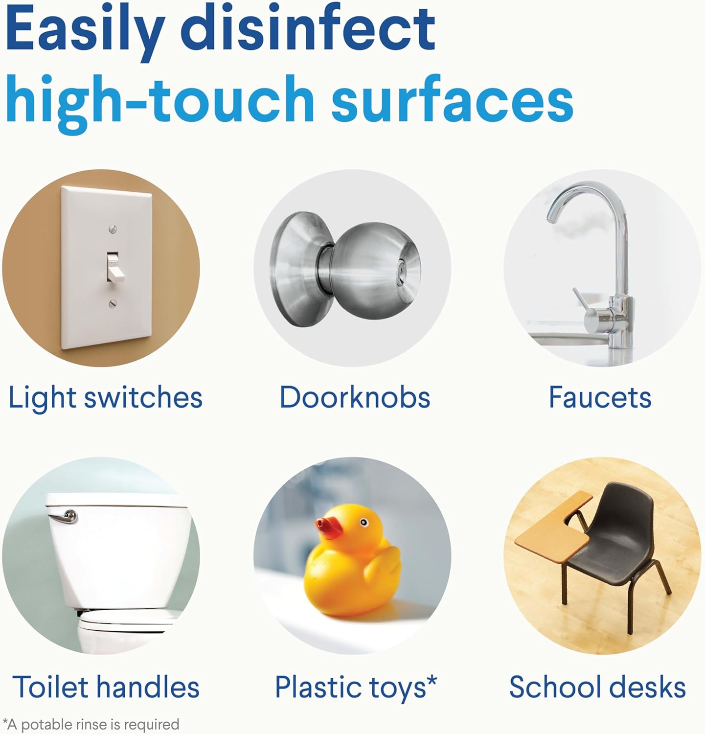 Clorox Disinfecting Mist for Family Safe Daily Disinfecting, No Flame No Fume Bathroom and Kitchen Spray