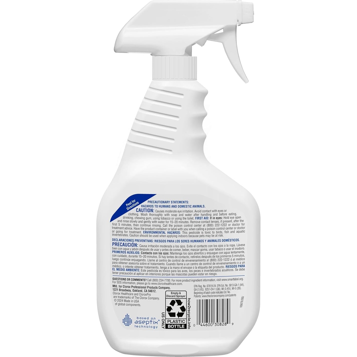 Clorox Healthcare Hydrogen Peroxide Cleaner Disinfectant – Fast 1-Minute Kill Time Disinfectant for Quicker Operating Room Turnover