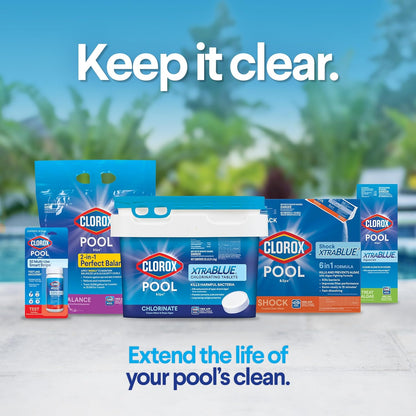 Clorox Pool&Spa 6-Way Test Strips – Pre-Swim Safety Check for Family Pool & Hot Tub