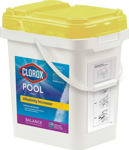 Clorox Pool & Spa Alkalinity Increaser for Above-Ground Pools, 16LB Fast-Dissolving Outdoor Water Balancer