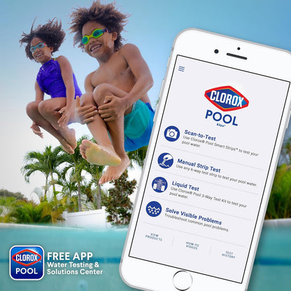 Clorox® Pool&Spa™ Family-Safe Algaecide, Trusted Pool Treatment Safe for Kids and Pets, 128 Fl Oz