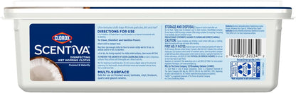 Clorox Scentiva Disinfecting Wet Mop Pads – One-Product Multi-Surface Floor Care for Studio and Condo Living, Bleach-Free