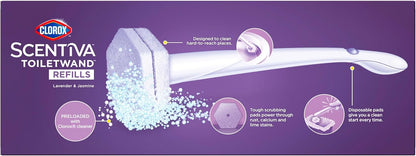 Clorox Scentiva ToiletWand Refills – Stylish Toilet Bowl Refresh for a Coordinated Guest Bathroom
