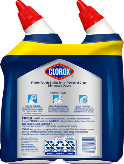 Clorox Toilet Bowl Cleaner Bleach-Free for Designer Bathrooms, Preserves Decorative Porcelain Finish