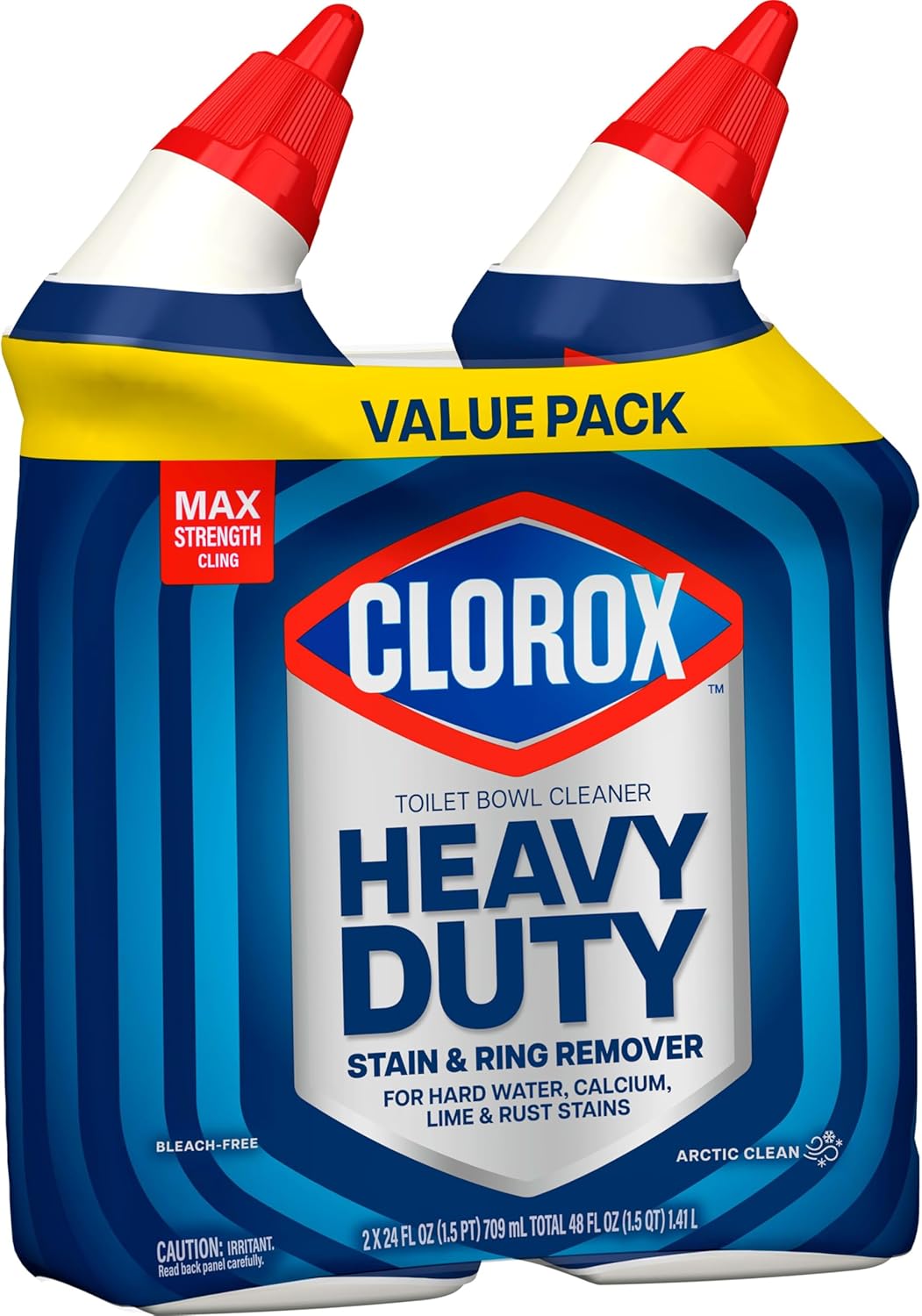 Clorox Toilet Bowl Cleaner Bleach-Free for Designer Bathrooms, Preserves Decorative Porcelain Finish