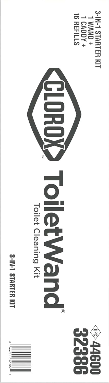 Clorox ToiletWand Disposable Cleaning System – Family Bathroom Sanitizer That Kills 99.9% of Germs
