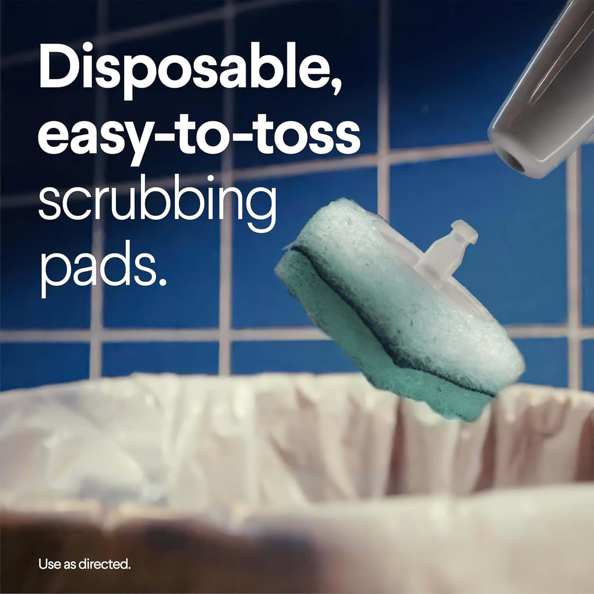 Clorox ToiletWand Disposable Pads – Touch-Free Toilet Bowl Sanitizing for Family Bathroom Germ Control, 99.9% Germ Kill