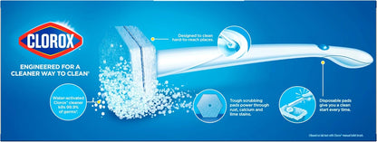 Clorox ToiletWand Disposable Toilet Pads – All-in-One Clutter-Free Replacement for Brush and Cleaner Bottles