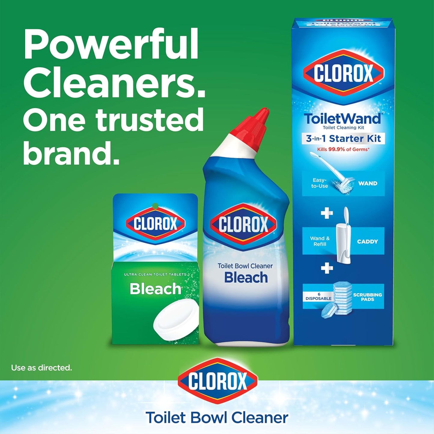 Clorox Ultra Clean Toilet Tablets Bleach – Self-Care Bathroom Companion for Wind-Down Bath Routines, 6-Week Fresh Scent