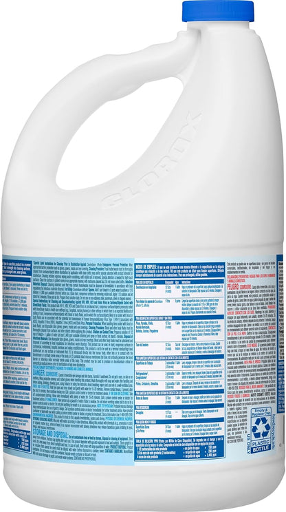 Clorox® Ultra Germicidal Bleach 121 oz Case of 3 – EPA-Registered Surface Sanitizer for Clinic Exam Rooms and Patient Areas