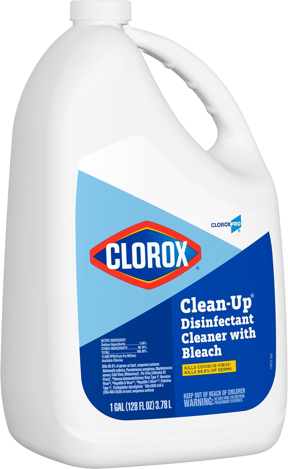 CloroxPro Clorox Clean-Up Disinfectant Cleaner with Bleach Refill – Daycare Classroom Surface Sanitizer