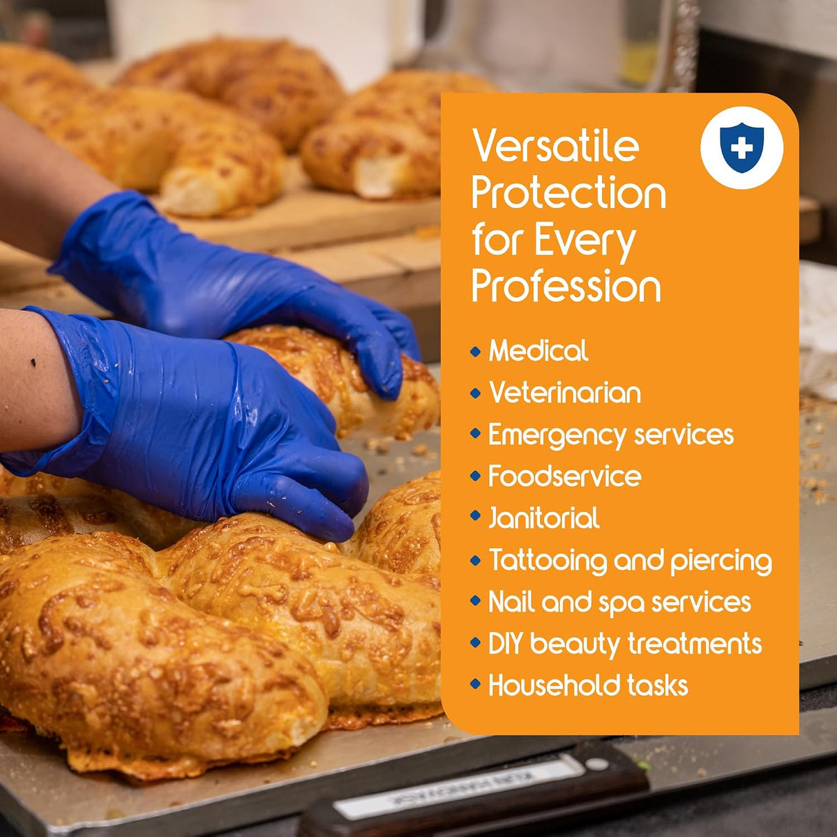 cobalt blue color in all variants for a uniform professional look