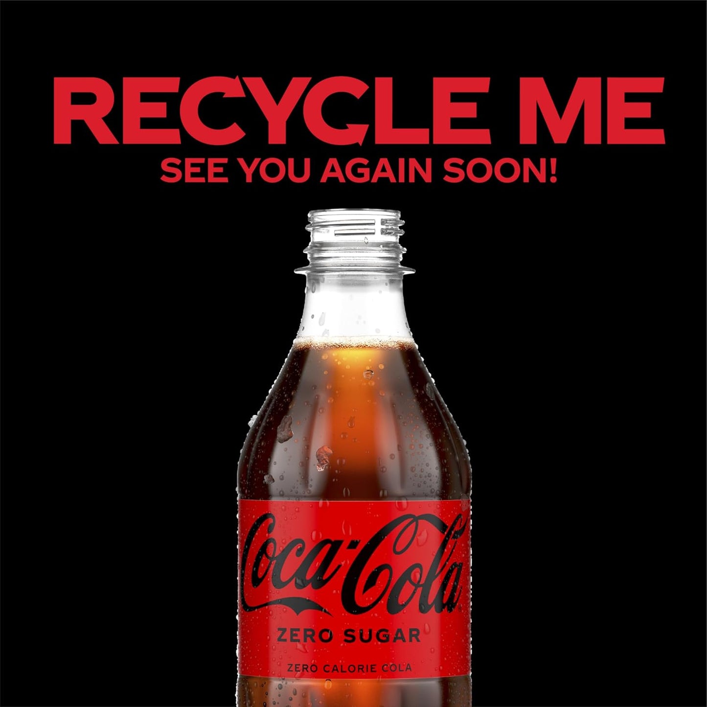 Coca-Cola Coke Zero Sugar Soda 16.9 fl oz 6 Pack – Midday Caffeine Pick Me Up for the Home Office Desk