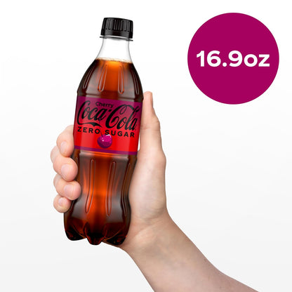 Coca-Cola Zero Sugar Cherry Soda – Guilt-Free Sweet Treat for Mindful Snacking